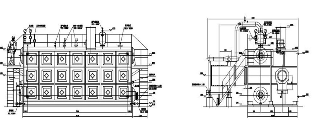 鍋爐內部結構圖